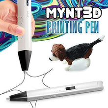 Load image into Gallery viewer, MYNT3D Professional Printing 3D Pen with OLED Display