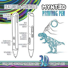 Load image into Gallery viewer, MYNT3D Professional Printing 3D Pen with OLED Display