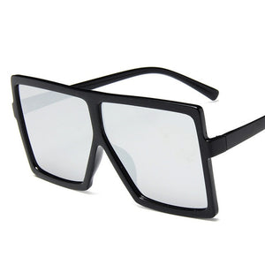 Higodoy Plastic Oversized Women Sunglasses Square Brand Designer Big Frame Sunglasses For Female UV400