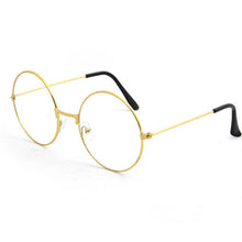 Load image into Gallery viewer, Round Plain Clear Glasses Ultra Light Metal Decoration Transparent Women Eyewear Frames Prescription Optical Spectacle Frames SL