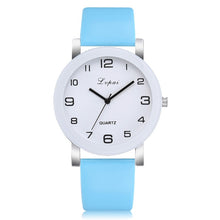 Load image into Gallery viewer, LVPAI Woman&#39;s Watch Fashion Simple White Quartz Wristwatches Sport Leather Band Casual Ladies Watches Women Reloj Mujer Ff