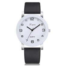 Load image into Gallery viewer, LVPAI Woman&#39;s Watch Fashion Simple White Quartz Wristwatches Sport Leather Band Casual Ladies Watches Women Reloj Mujer Ff