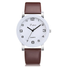 Load image into Gallery viewer, LVPAI Woman&#39;s Watch Fashion Simple White Quartz Wristwatches Sport Leather Band Casual Ladies Watches Women Reloj Mujer Ff