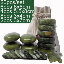 Load image into Gallery viewer, 20pcs/set Hot Stone Massage Set Heater Box Relieve Stress Back Pain Health Care Acupressure Lava Basalt Stones for Healthcare
