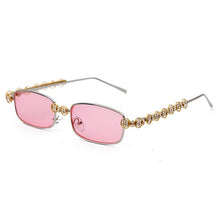 Load image into Gallery viewer, Rectangle Rhinestone Sunglasses Women Fashion Steampunk Diamond Sun Glasses Crystal Vintage Shades Eyeglasses UV400 Oculos