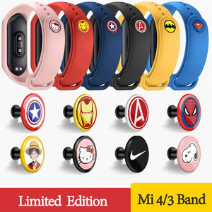 limited edition Bracelet for xiaomi mi band 4 strap silicone wrist For xiaomi mi 4/3 /2 accessories bracelet Miband 4 2 belt